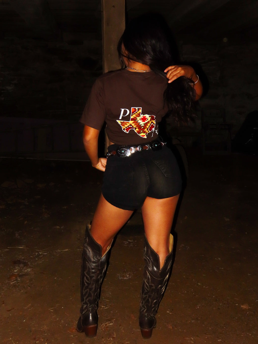 Brown Aztec, Texas edition shirt