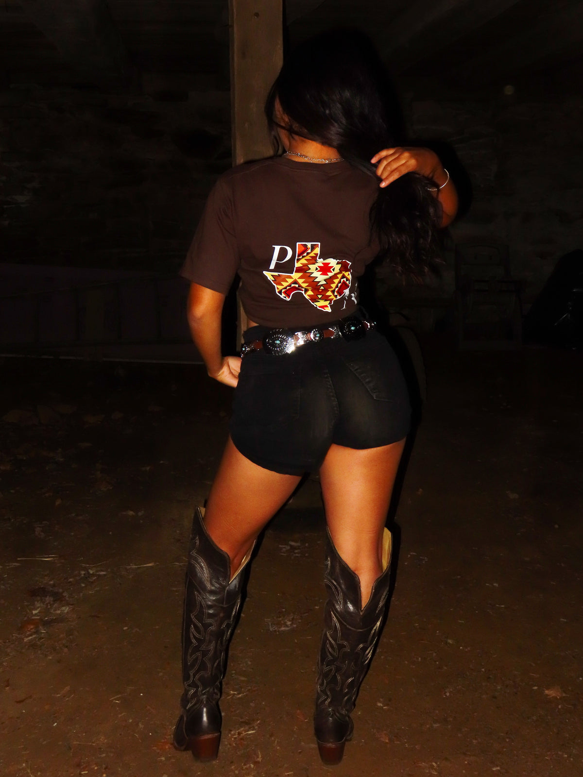 Brown Aztec, Texas edition shirt