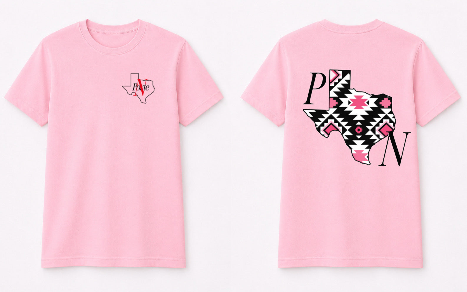 Aztec pink t-shirt