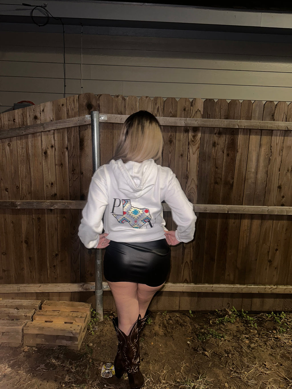 White Texas edition hoodie