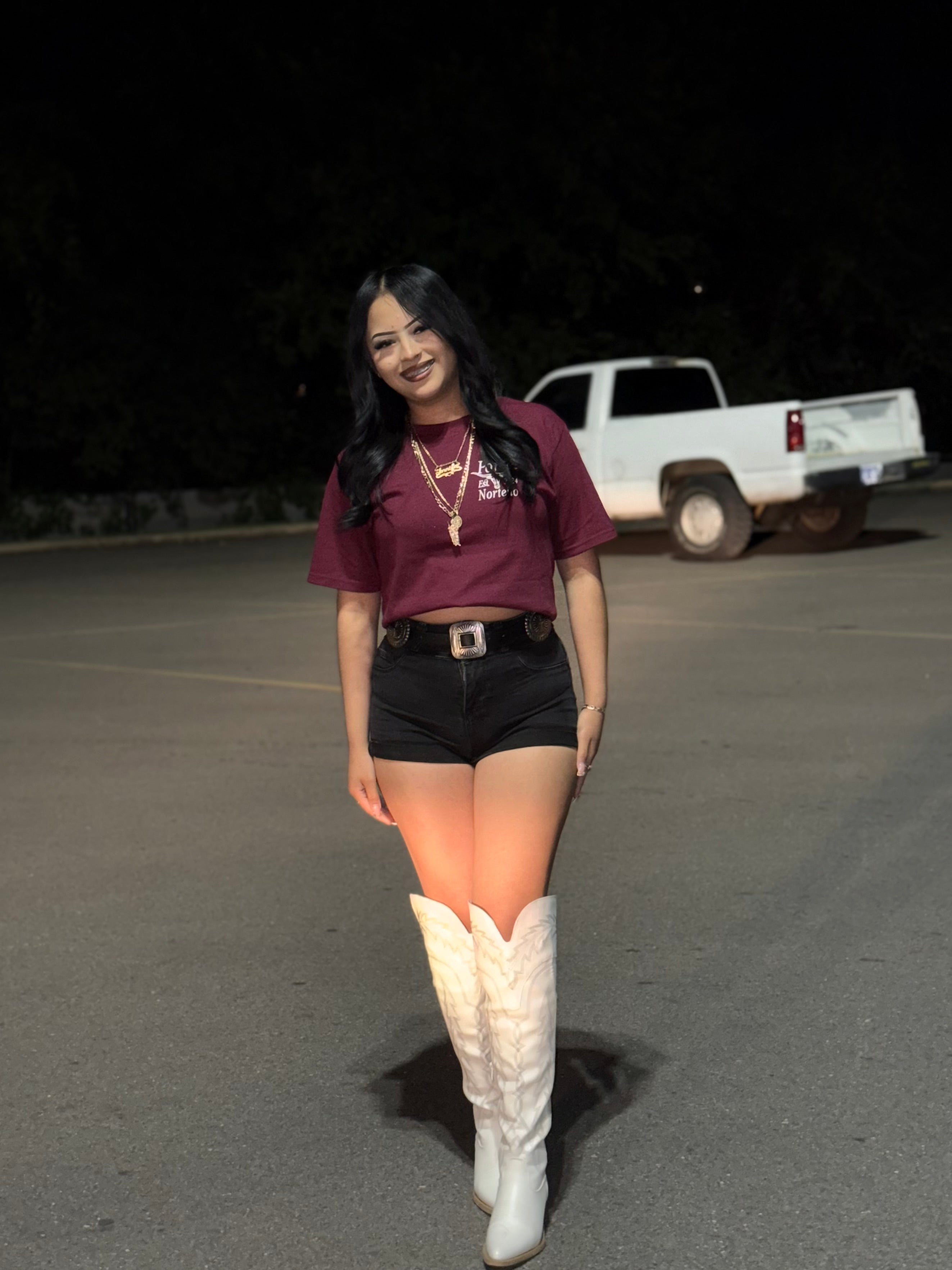 Marron Longhorn shirt