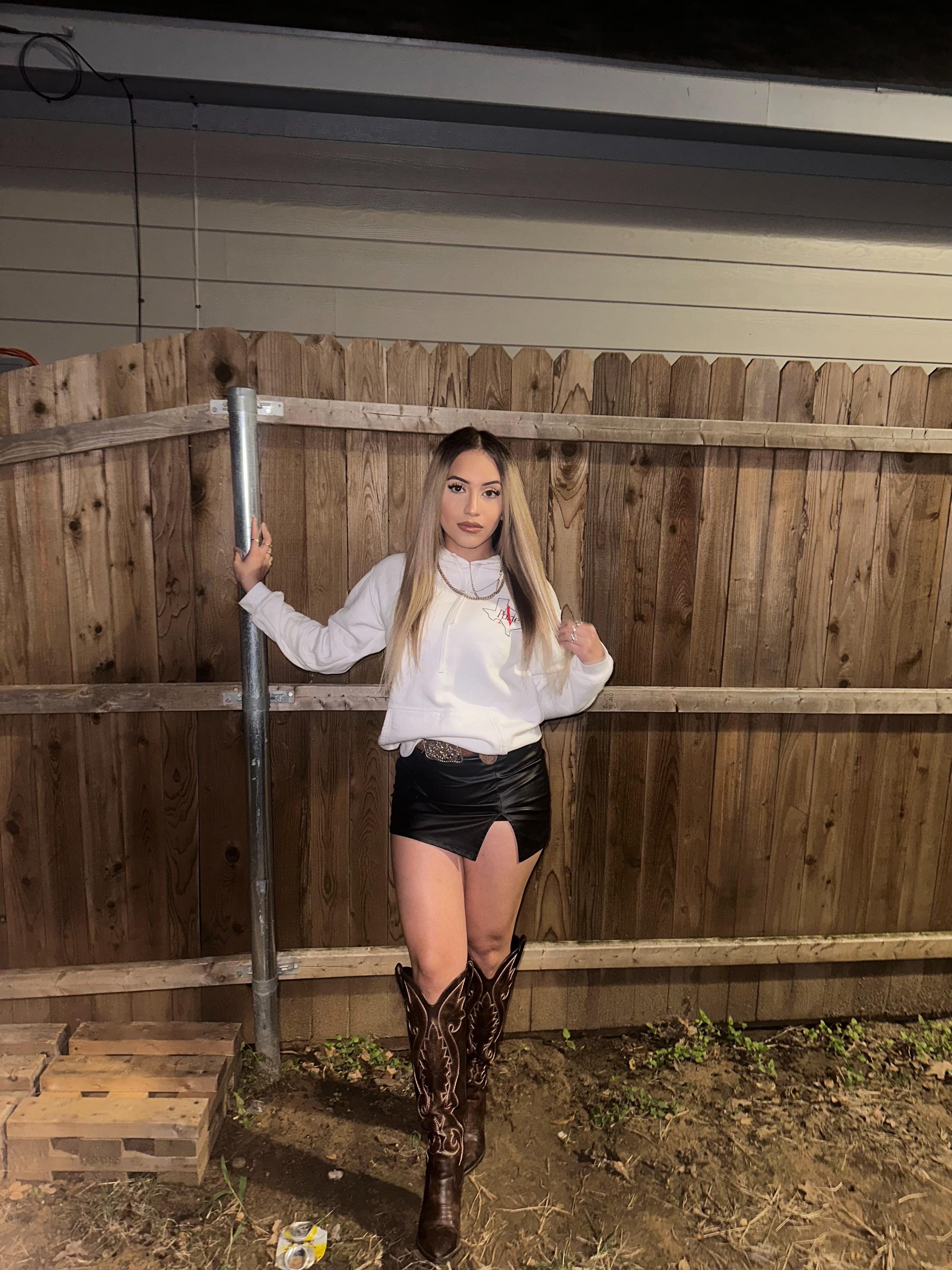 White Texas edition hoodie