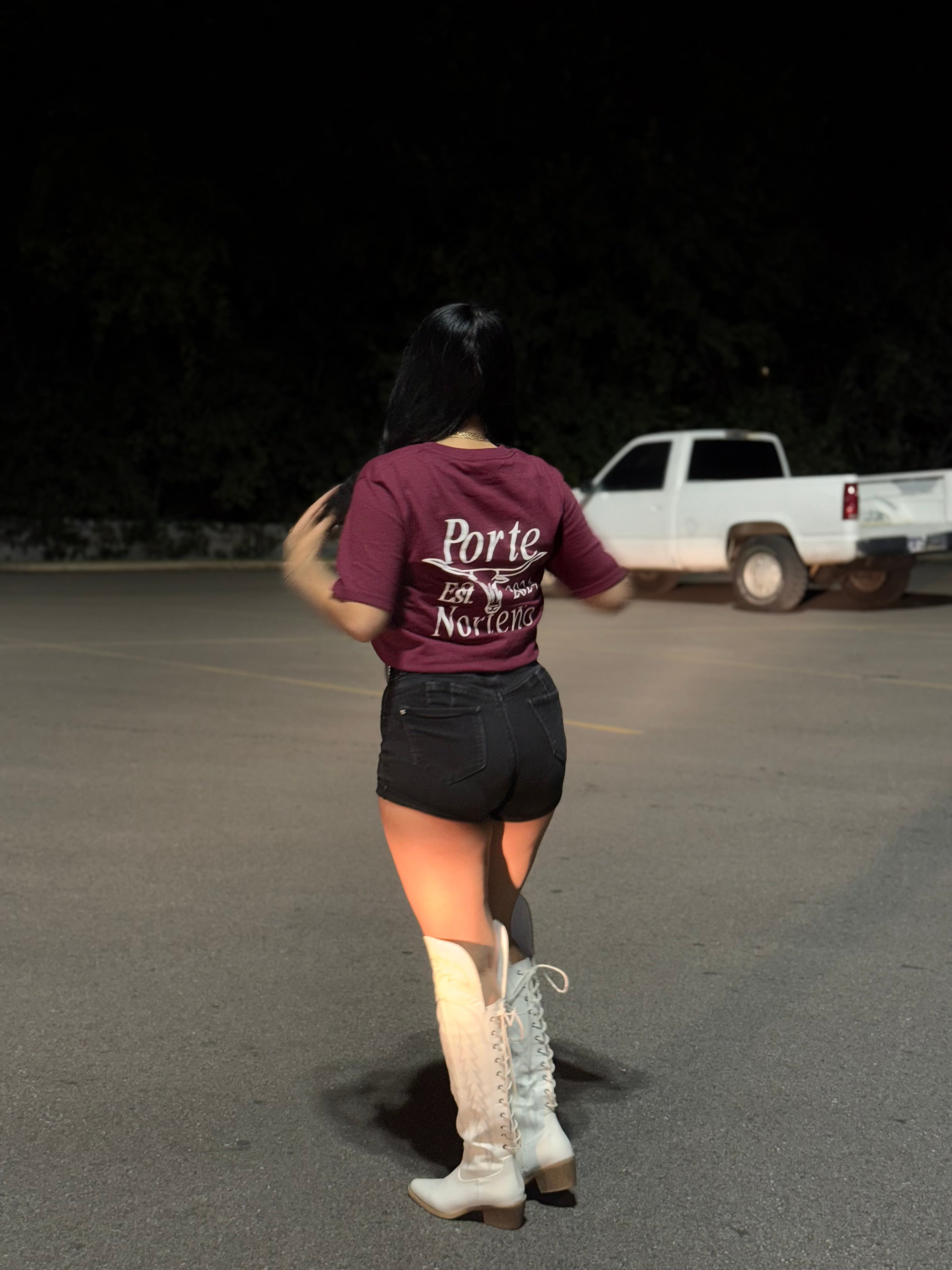 Marron Longhorn shirt