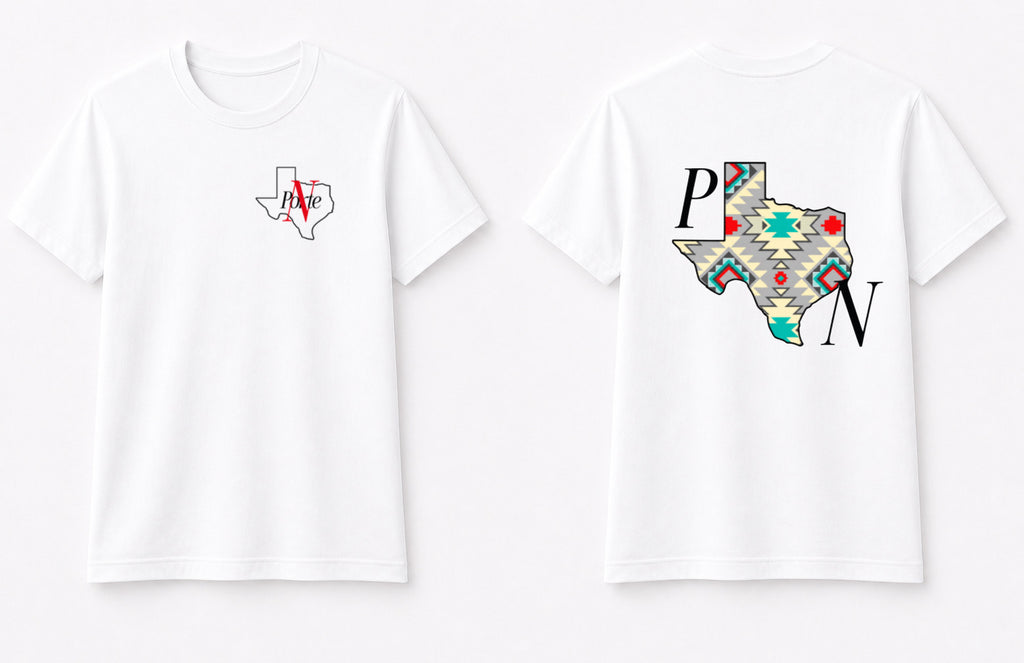Aztec white t-shirt