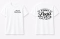 Tony loya white shirt