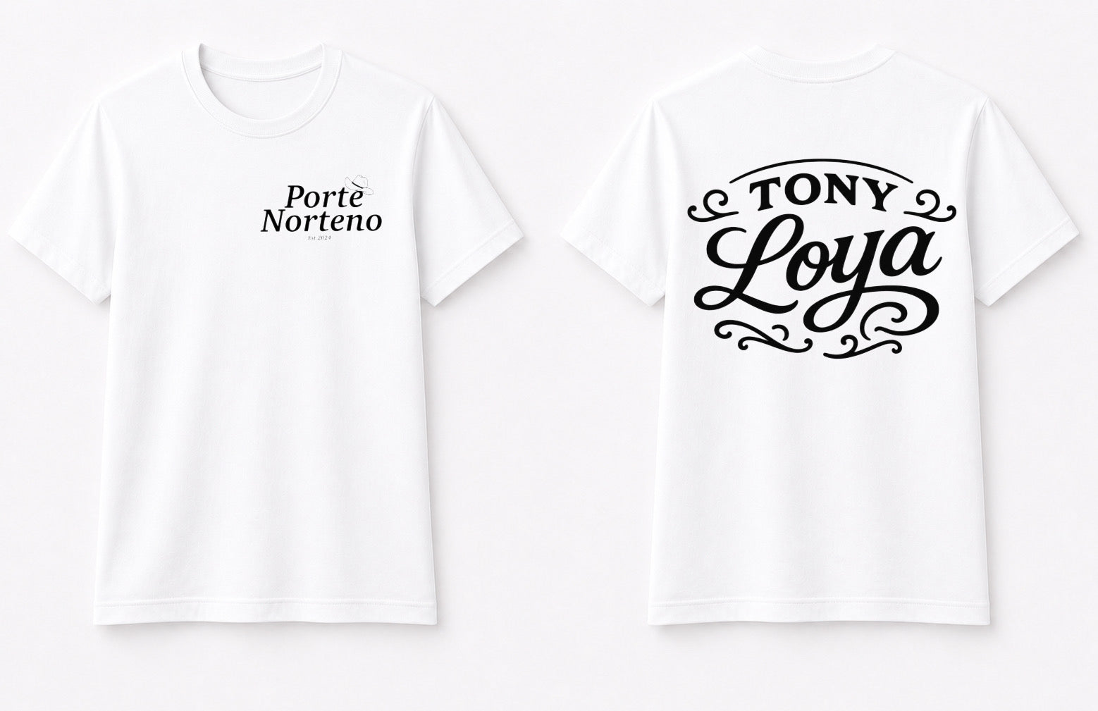 Tony loya white shirt